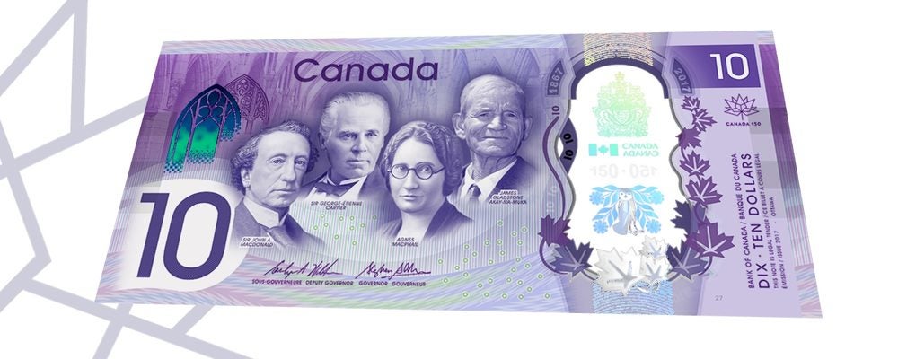 Meet Canada’s New $10.00 Bill