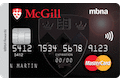 McGill University MBNA Rewards MasterCard® credit card