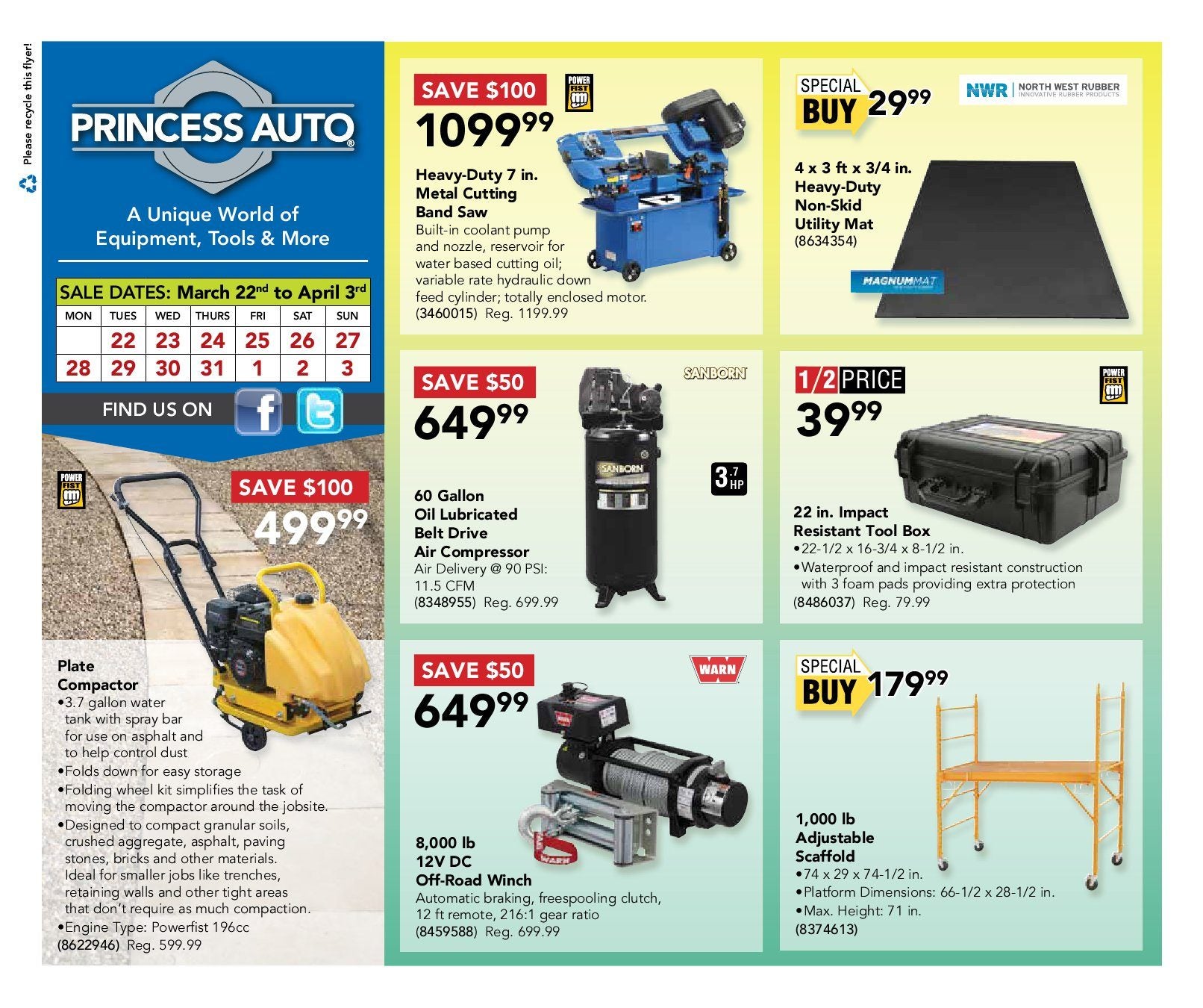 Princess Auto Weekly Flyer Gear Up for Spring Mar 22 – Apr 3