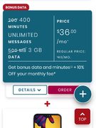 [Zoomer Wireless]Zoomer Wireless 400 min & 3 GB data $36