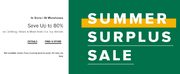 Summer Surplus Sale - Up to 80% off?