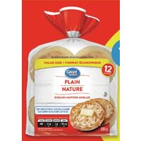 Great Value English Muffins 