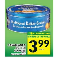 Casablanca Butter Cookies