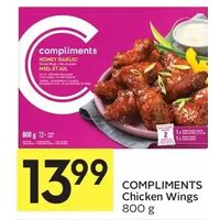 Compliments Chicken Wings