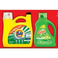 Tide Simply or Gain Aroma Boost Laundry Detergent