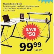 Shawn Corner Desk - $99.99 ($50.00 off)