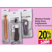 Western Family Body Zone Implements - 20% off