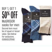 McGregor Socks for Men - BOGO 50% off