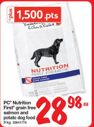 pc nutrition first salmon and potato grain free