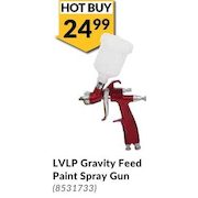 LVLP Gravity Feed Paint Spray Gun - $24.99