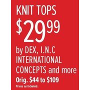 Knit Tops by Dex, INC International Concepts and More - $29.99