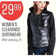 Women's Clearance Outerwear - $29.99