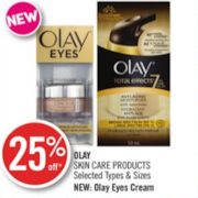 25% Off Olay Skin Care 