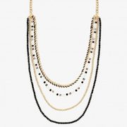 Tricoloured Multirow Necklace - $16.06 ($6.89 Off)