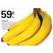 Bananas - $0.59/lb