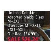 Dakota Doeskin Work Shirt & Stretch Duck Work Pants - Unlined Doeskin - $26.24 (25% off)