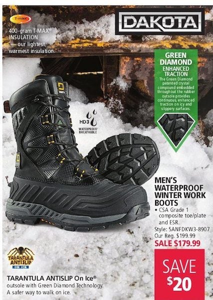 marks winter safety boots