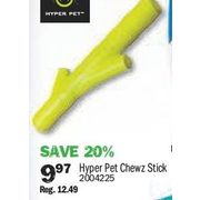 Hyper Pet Hyper Chewz Stick Toy for Dogs - $9.97 (20% off)