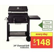 24" Charcoal Grill - $148.00