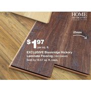 Home Depot Exclusive Bisonridge Hickory Laminate Flooring