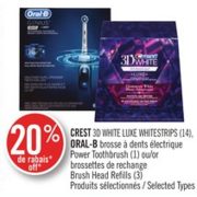 20% Off Oral-B Power Toothbrush or Brush Head Refills