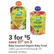 Baby Gourmet Organic Baby Food - 3/$5.00 ($0.37 off)
