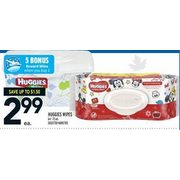 Huggies Wipes  - $2.99  (Up to $1.50  off)