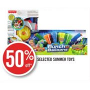 50% Off Selected Summer Toys