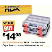 HDX Double-Sided Organizer  - $14.98