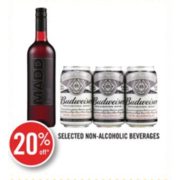 20% Off Selected Non-Alcoholic Beverages