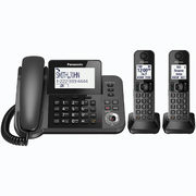 Panasonic 2-Handset DECT 6.0 Corded/Cordless Phone with Answering Machine - $99.99 ($20.00 off)