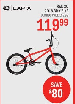 capix rail men's bmx bike 2019