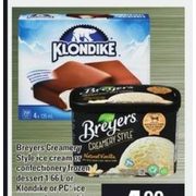 Breyers Creamery Style Ice Cream Or Confectionery Frozen Dessert Or Klondike Or Pc Ice Cream Shop Novelties  - $4.99