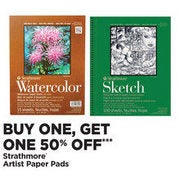 Strathmore Artist Paper Pads - BOGO 50% off