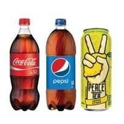 Coca-Cola Or Pepsi Soft Drinks, Peace Tea Or Brisk Tea - $0.88