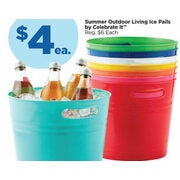 Summer Outdoor Living Ice Palls By Celebrate It - $4.00