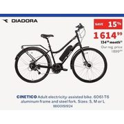 Sports Experts: Diadora Cinetico Adult Electricity Bike 606146 Aluminum  Frame And Steel Fork - RedFlagDeals.com