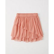 Asymmetrical Ruffle Mini Skirt - $10.80