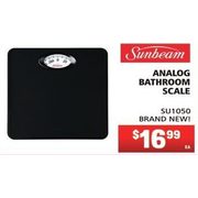 Sunbeam Analog Bathroom Scale - $16.99