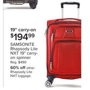 samsonite rhapsody lite nxt