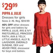 Pippa & Julie Dresses For Girls - $29.99