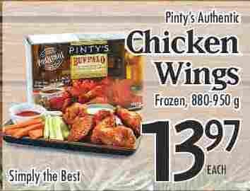 Country Grocer Pinty S Authentic Chicken Wings Redflagdeals Com