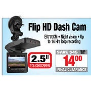 Flip HD Dash Cam - $14.00 ($45.00 off)