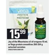 Joy Of The Mountains Oil Of Oregano Or Vega Protein Smoothies - $15.99