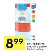 Compliments Balance Salmon Portions - $8.99