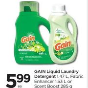 Gain Liquid Laundry Detergent, Fabric Enhancer Or Scent Boost  - $5.99