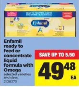 superstore enfamil ready to feed