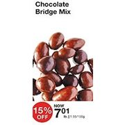 Chocolate Bridge Mix  - $7.01/lb (15% off)