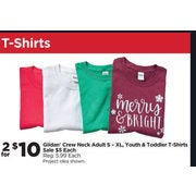 Gildan Crew Neck Adult S - XL, Youth & Toddler T-Shirts - $5.00