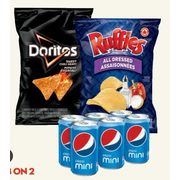 Doritos or Ruffles Snacks or Pepsi Beverages  - 2/$6.00 (Up to $1.98 off)